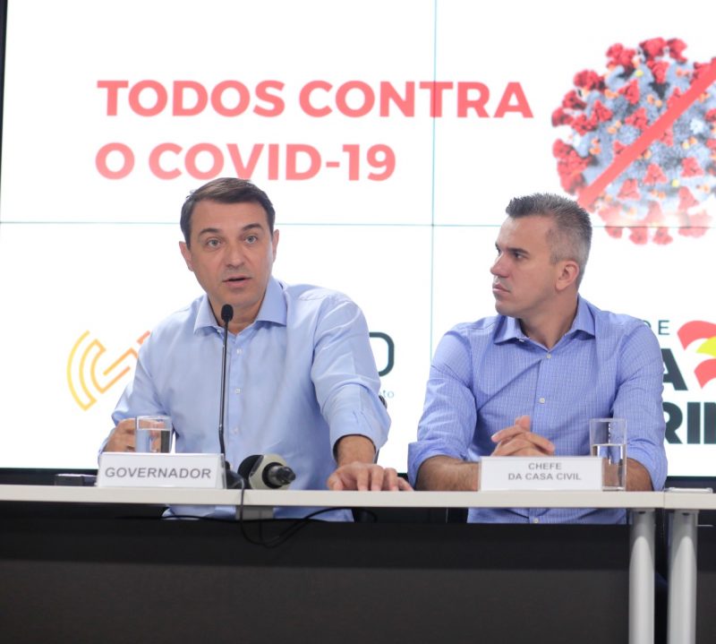 Governador Carlos Moisés e o ex-secretário da Casa Civil, Douglas Borba &#8211; Foto: Divulgação/ND