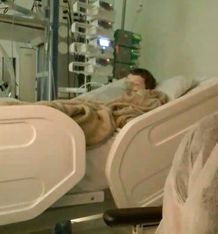 Thomas estava internado na UTI do Hospital Infantil, em Florian&oacute;polis – Foto: Reprodu&ccedil;&atilde;o/Facebook