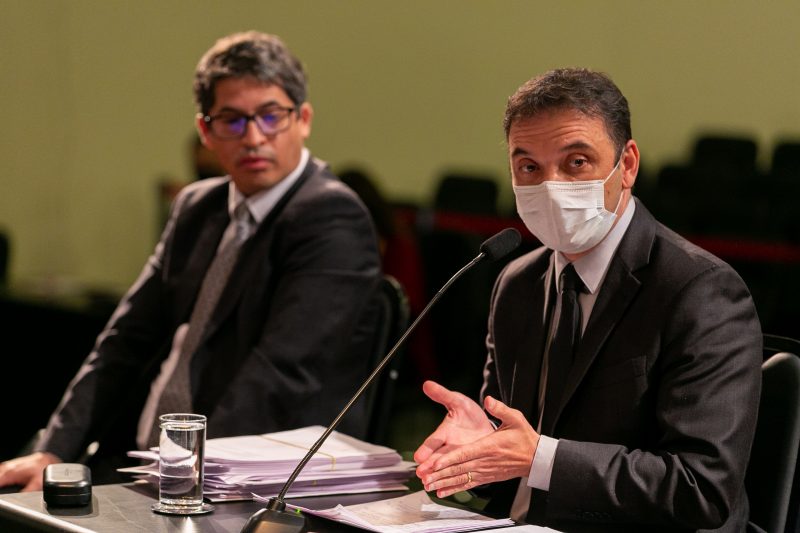 Helton Zeferino foi ouvido sobre o caso dos respiradores 