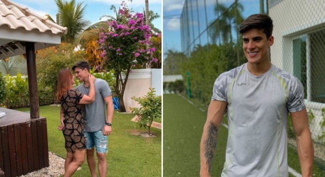 Nadine e Tiago come&ccedil;aram a namorar em abril – Foto: Reprodu&ccedil;&atilde;o/R7