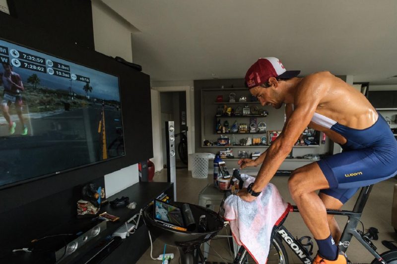 Triatleta Igor Amorelli em trabalho em tempo de pandemia – Foto: R&ocirc;mulo Cruz/Red Bull/divulga&ccedil;&atilde;o