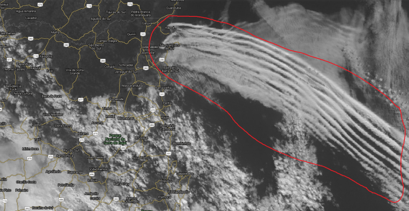 Registro de sat&eacute;lite – Foto: Piter Scheuer/Reprodu&ccedil;&atilde;o/ND