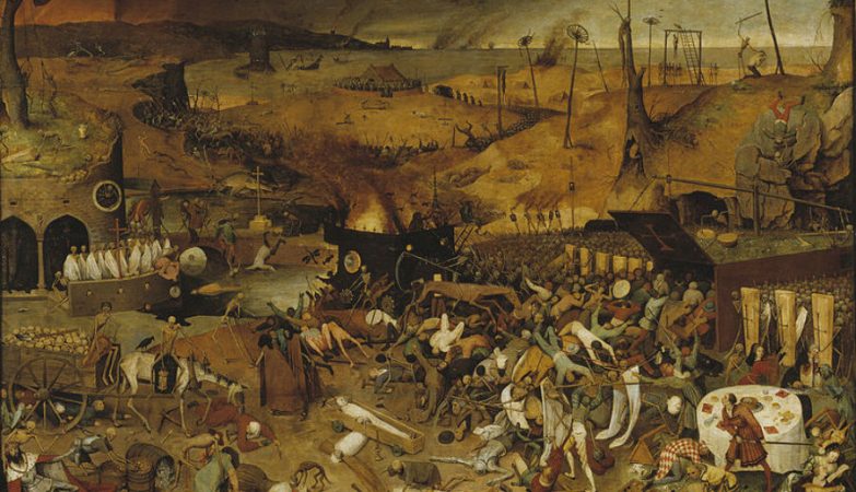 Obra de Pieter Brughel sobre a Peste Negra – Foto: Reprodu&ccedil;&atilde;o/ND