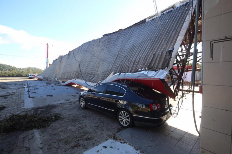 Bairro de Ratones, em Florian&oacute;polis – Foto: Anderson Coelho/ND