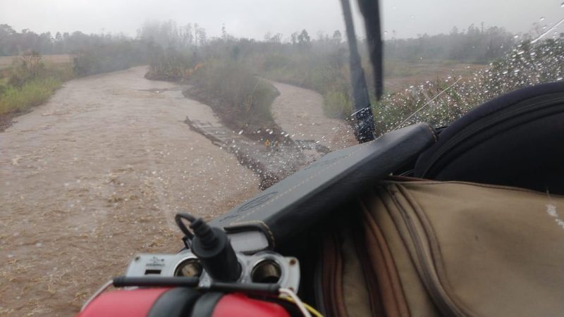 Resgate em Timb&eacute; do Sul foi realizado pelo Corpo de Bombeiros – Foto: Divulga&ccedil;&atilde;o/CBMSC