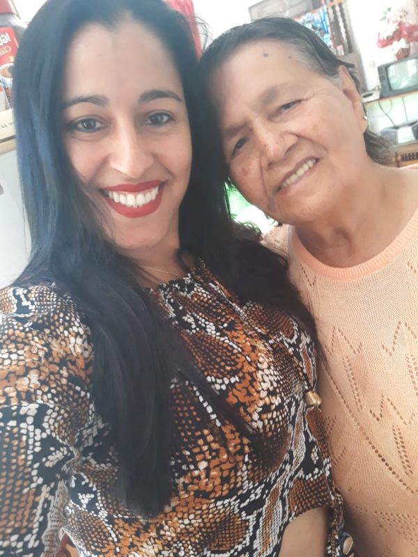 Ilenir e a mãe Genair Rodrigues &#8211; Foto: Arquivo pessoal