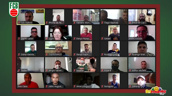 Reuni&atilde;o por videoconfer&ecirc;ncia decide pela sa&uacute;de em primeiro lugar no basquete de Santa Catarina – Foto: arte/Lucas In&aacute;cio/FCB