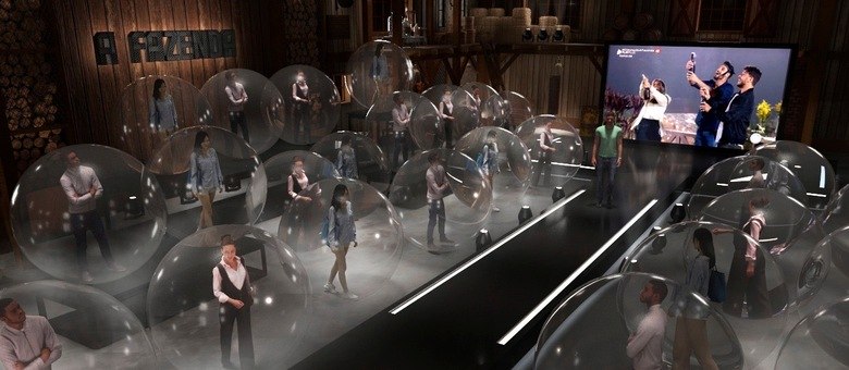 Organiza&ccedil;&atilde;o planeja contar com p&uacute;blico dentro de bolhas – Foto: Reprodu&ccedil;&atilde;o/R7/ND