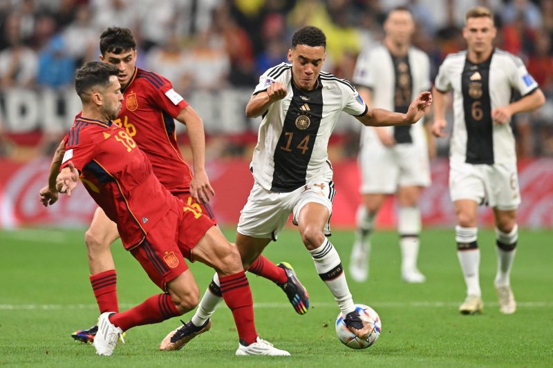 Espanha e Alemanha empatam em jogaço no estádio Al Bayt