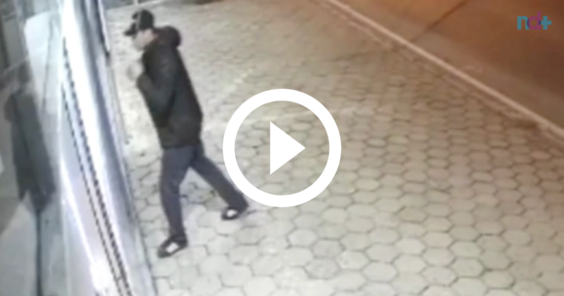 Estabelecimento foi furtado na madrugada de quinta-feira (16) – Foto: V&iacute;deo/Reprodu&ccedil;&atilde;o/ND