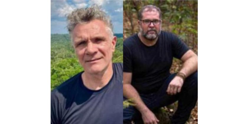 Jornalista ingl&ecirc;s Dom Phillips e o indigenista Bruno Ara&uacute;jo – Foto: Reprodu&ccedil;&atilde;o/Internet/ND