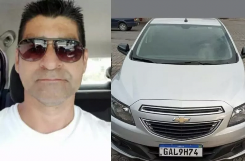 Corpo do motorista foi encontrado em estrada rural de Joinville nesta ter&ccedil;a-feira (13) – Foto: Internet/PC/Arte ND