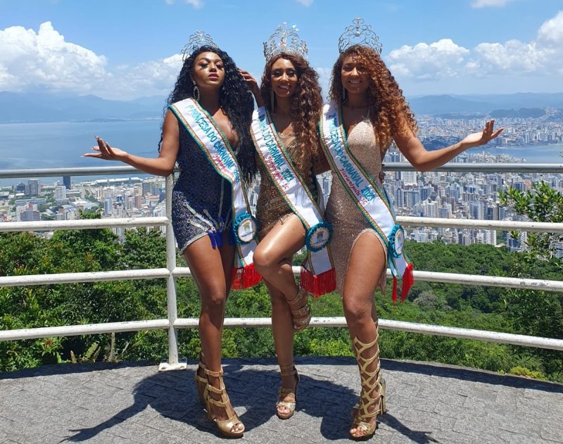 Rainha e princesas Carnaval Florian&oacute;polis 2023 – Foto: Sofia Gonzalez/NDTV Record TV
