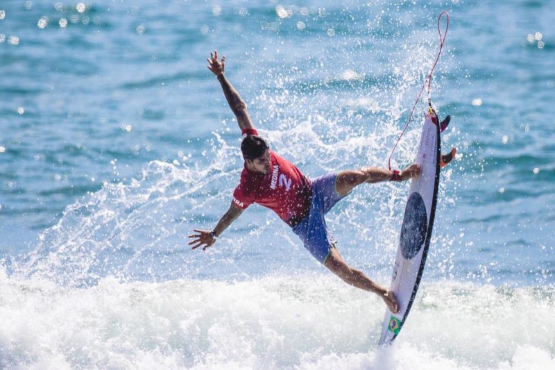 Voo de Gabriel Medina : Tricampe&atilde;o mundial entra na s&eacute;tima bateria da WSL em El Salvador – Foto: Miriam Jeske/COB/divulga&ccedil;&atilde;o