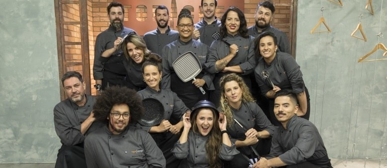 Matheus Emerick enfrenta outros 13 competidores na segunda temporada do Top Chef Brasil – Foto: Antonio Chahestian/Record TV