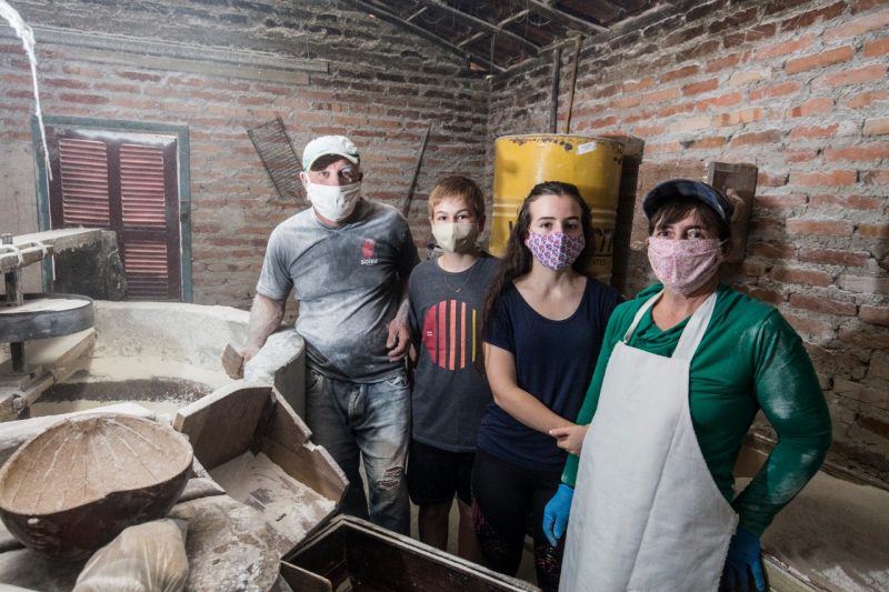 Da esquerda para direita: Sérgio, Luiz Gabriel, Heloísa e Romilda – Foto: Anderson Coelho/ND