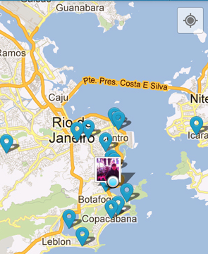 Rede social Foursquare mostra onde usu&aacute;rios est&atilde;o – Foto: Internet/Divulga&ccedil;&atilde;o