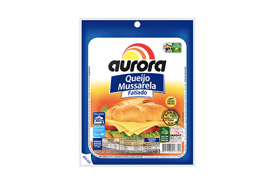 Queijo Mussarela Aurora – Foto: Divulga&ccedil;&atilde;o/Aurora