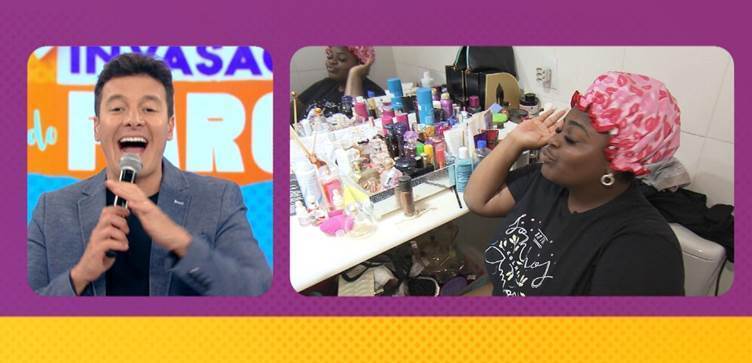 Rodrigo Faro faz “live” com Jojo Todynho no Hora do Faro deste domingo (5). – Foto: Divulga&ccedil;&atilde;o/ Record TV