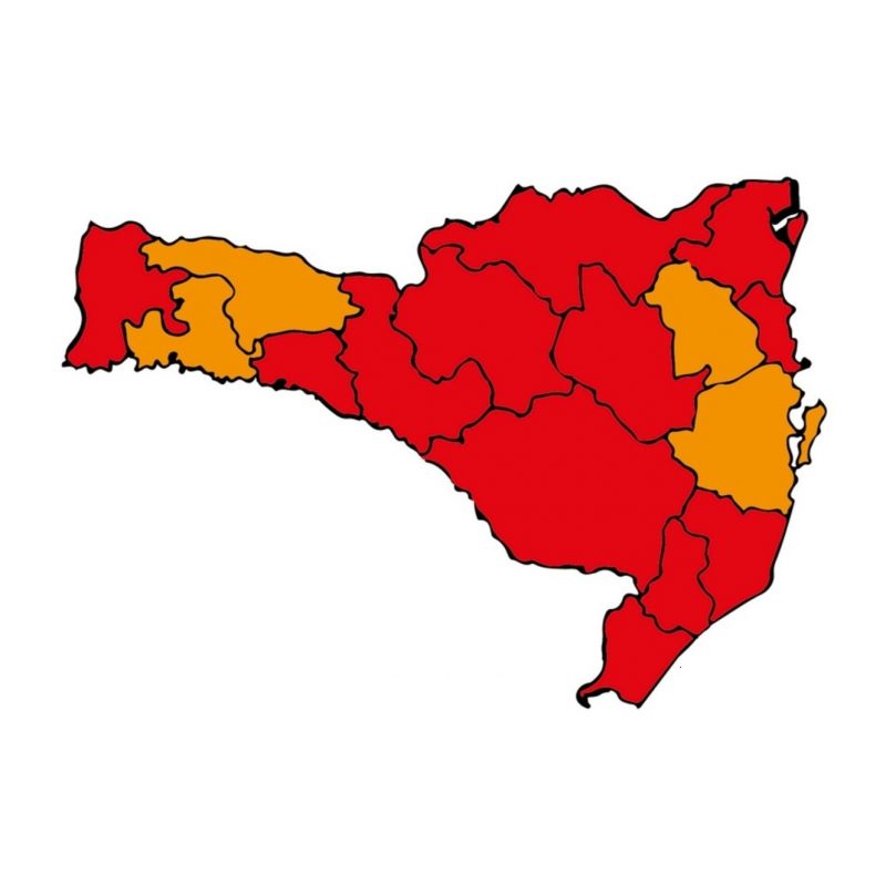 12 regiões ainda aparecem em nível gravíssimo para contágio da Covid-19 – Foto: SES/Divulgação