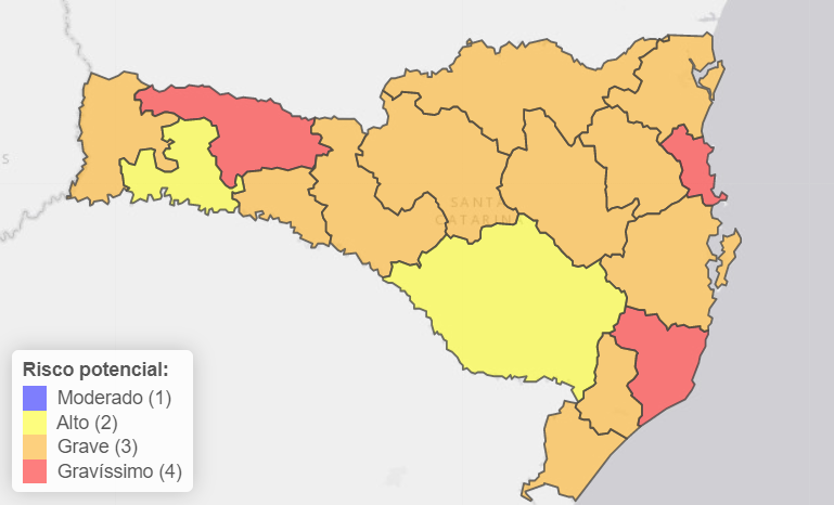 – Foto: Governo de SC/Mapa/ND