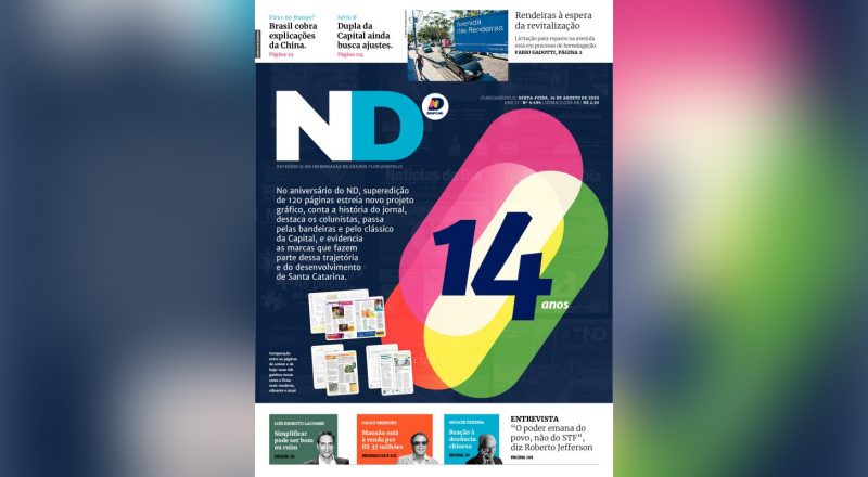 ND conquista Prêmio Top de Marketing e Vendas da ADVB/SC com o case “14 anos se reinventando com sucesso” – Foto: Divulgação/ND