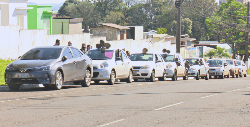 Mobiliza&ccedil;&atilde;o foi realizada na manh&atilde; de s&aacute;bado (18) – Foto: Ezequiel Marsango/NDTV