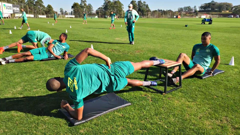 Seguindo a prepara&ccedil;&atilde;o, Chapecoense realiza nova bateria de testes para Covid-19, antes da partida contra o Ava&iacute; – Foto: Marcio Cunha/Chapecoense/ND