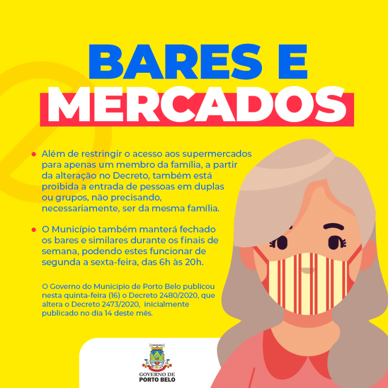 Novas restri&ccedil;&otilde;es em Porto Belo – Foto: Divulga&ccedil;&atilde;o/Prefeitura de Porto Belo
