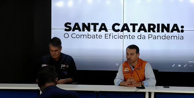 Governador fala sobre os pr&oacute;ximos passos no combate &agrave; pandemia no Estado – Foto: Reprodu&ccedil;&atilde;o v&iacute;deo/ND