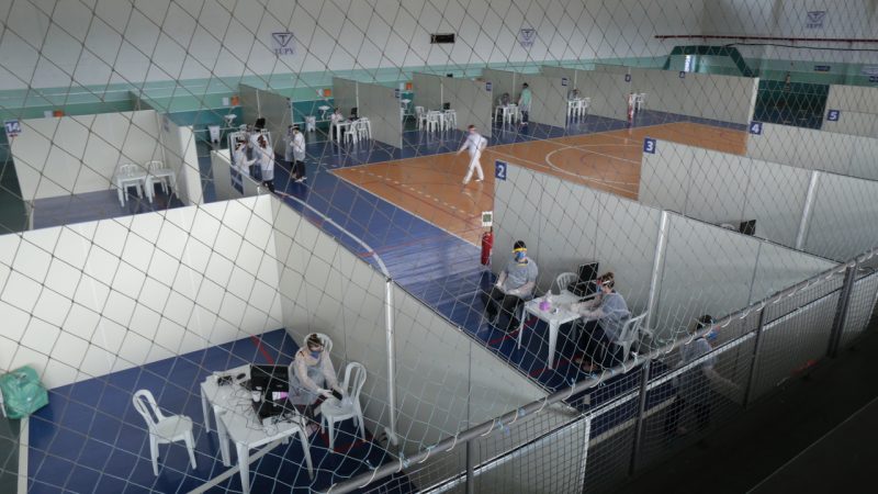 Centro de Triagem foi montado no bairro Boa Vista para receber pacientes da Covid-19 – Foto: divulga&ccedil;&atilde;o/ND