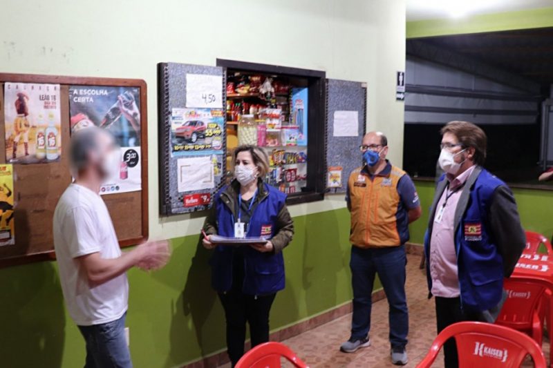 Fiscaliza&ccedil;&otilde;es fecharam 60 estabelecimentos e registrou 273 ocorr&ecirc;ncias de vistoria – Foto: PMF Blumenau/Reprodu&ccedil;&atilde;o/ND