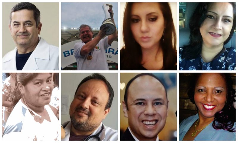 (D&aacute; esquerda para a direita) Jonas Lehmkuhl, Andr&eacute; Karnikowski, Jaqueline Bonetti Bianco, M&aacute;rcia Rosa Braga Rodrigues, Semira Coito, Gast&atilde;o Dias Junior, Claudiomiro Silveira Rattis e Rejane Aparecida Gon&ccedil;alves Felizardo – Foto: Reprodu&ccedil;&atilde;o/ND