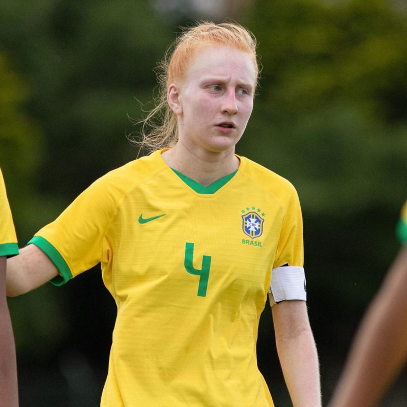 Patricia Maldaner, da Chapecoense, &eacute; convocada pela Sele&ccedil;&atilde;o Brasileira Sub-17 – Foto: Adriana Fontes/Instagram/ND