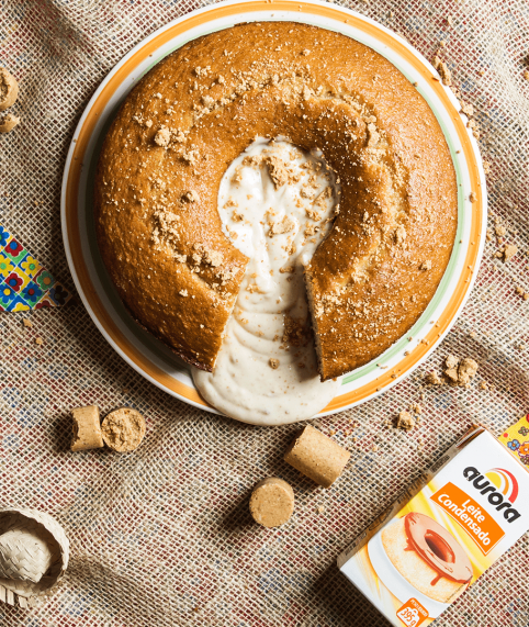 Bolo Vulcão de Creme de Brigadeiro de Paçoca – Foto: Divulgação