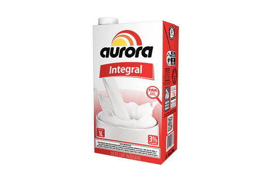 Leite UHT Aurora Alimentos – Foto: Divulgação