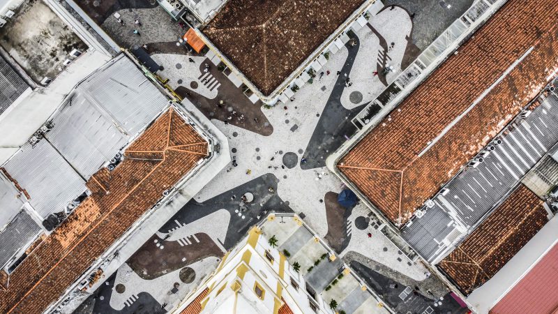 O Centro de Florianópolis com movimento menor por conta da pandemia de coronavírus – Foto: Anderson Coelho/ND