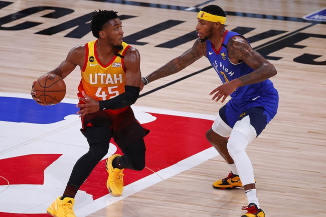 O All Star Donovan Mitchell promete mais uma temporada de alegrias ao torcedor do Utah – Foto: Divulga&ccedil;&atilde;o/NBA/ND
