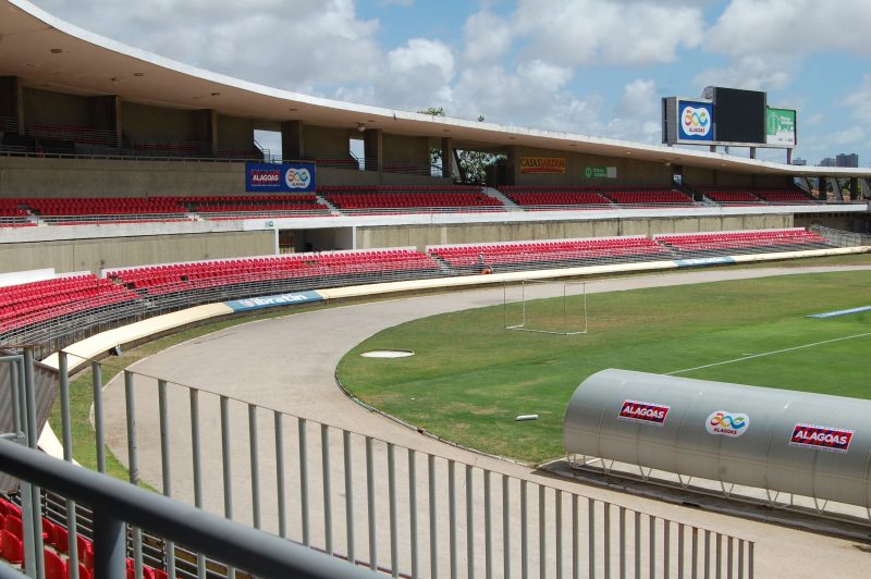Est&aacute;dio Rei Pel&eacute;, em Macei&oacute; – Foto: Divulga&ccedil;&atilde;o