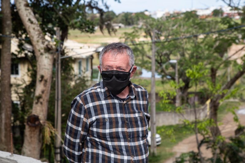 Pedro Paulo Batistotti: “o rio Tavares virou um canal” – Foto: Anderson Coelho/ND