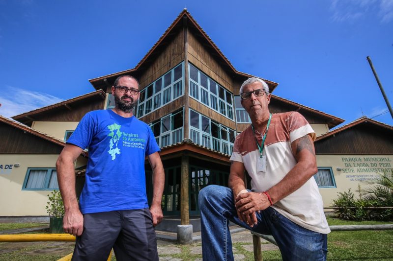 Rodrigo Dalmolin e Mauro Manoel da Costa: 52 rios nomeados na Ilha – Foto: Anderson Coelho/ND