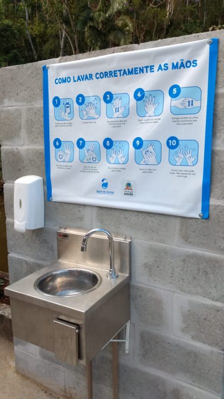 A primeira foi instalada na o portal do Parque da Boa Vista, que leva ao Mirante Joinville e Zoobot&acirc;nico&nbsp; – Foto: Rogerio da Silva/divulga&ccedil;&atilde;o ND