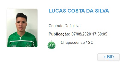 Atacante j&aacute; pode fazer sua estreia pela Chape – Foto: Reprodu&ccedil;&atilde;o/bid/ND
