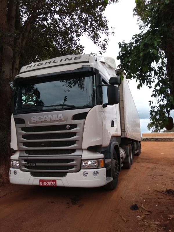 A Scania branca do Dirceu Maia – Foto: Arquivo Pessoal/ND