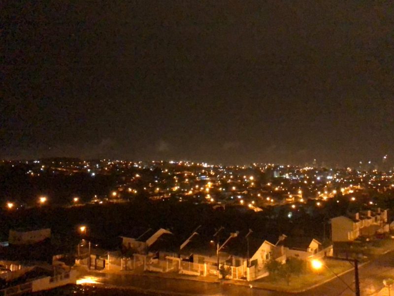 Sexta-feira foi marcada por tempestades em SC – Foto: Willian Ricardo/ND