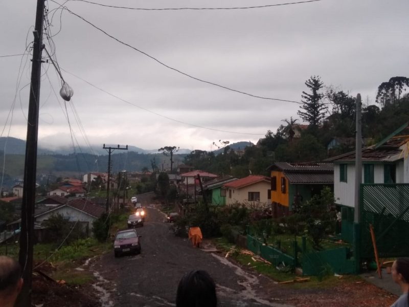 Área central de Água Doce foi a mais atingida – Foto: Cristiane Bello das Chagas/Divulgação