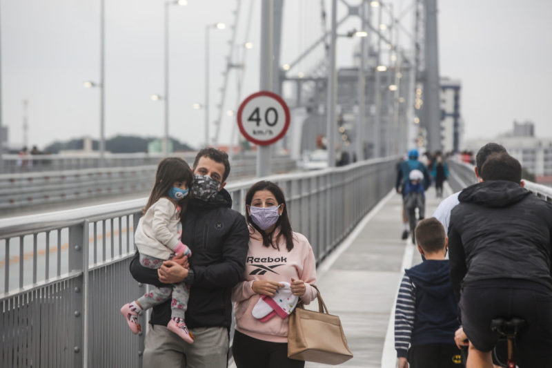 Novembro ser&aacute; de novidades sobre o uso de m&aacute;scaras em Santa Catarina – Foto: Anderson Coelho/Arquivo/ND