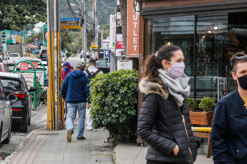 SC tem uma das maiores incidências de Covid-19 do país