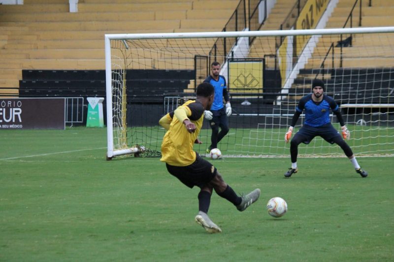 Tigre segue prepara&ccedil;&atilde;o para a partida contra o S&atilde;o Bento – Foto: Celso Luz/Crici&uacute;ma E.C