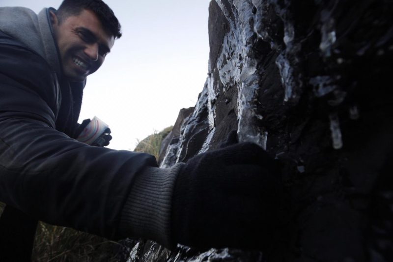 &Eacute;merson Zimmeman de Bigua&ccedil;u aproveita o frio na Serra – Foto: Anderson Coelho/ND